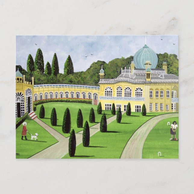 Sezincote Gloucestershire 1991 Vykort (Framsida)