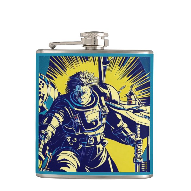 SF - Anime Hero Woodcut 1 Fickplunta (Framsidan)