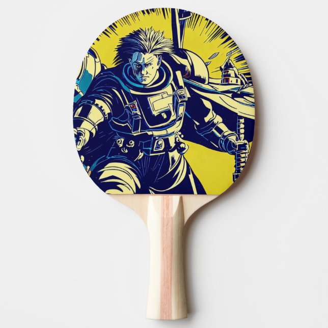 SF Anime Hero - Woodcut (1) Pingisracket (Framsidan)