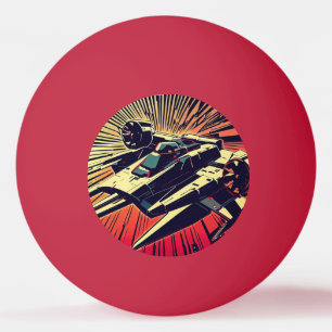SF Anime Starfighter - Woodcut (1) Pingisboll