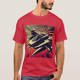 SF - Anime Starfighter Woodcut 1 T Shirt