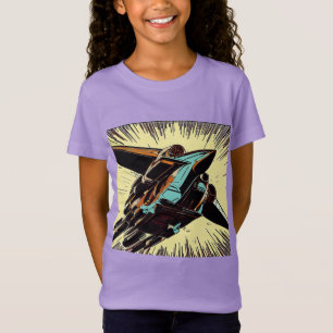 SF - Anime Starfighter Woodcut 3 T Shirt