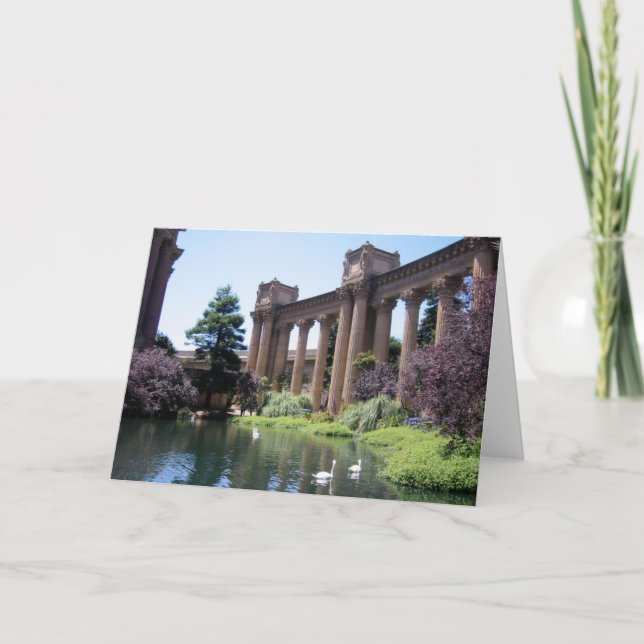 SF-anteckningskort för konst i svan Sång Kort (Framsida)