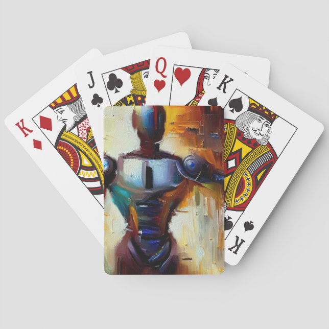 SF - artificiell intelligens (1) Casinokort (Baksidan)