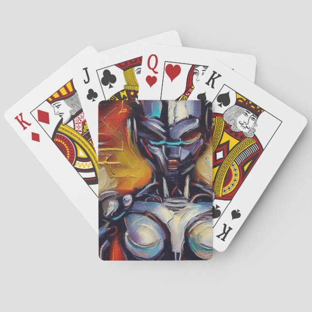 SF - artificiell intelligens (2) Casinokort (Baksidan)