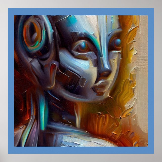 SF - artificiell intelligens Hero 3 Poster (Framsidan)