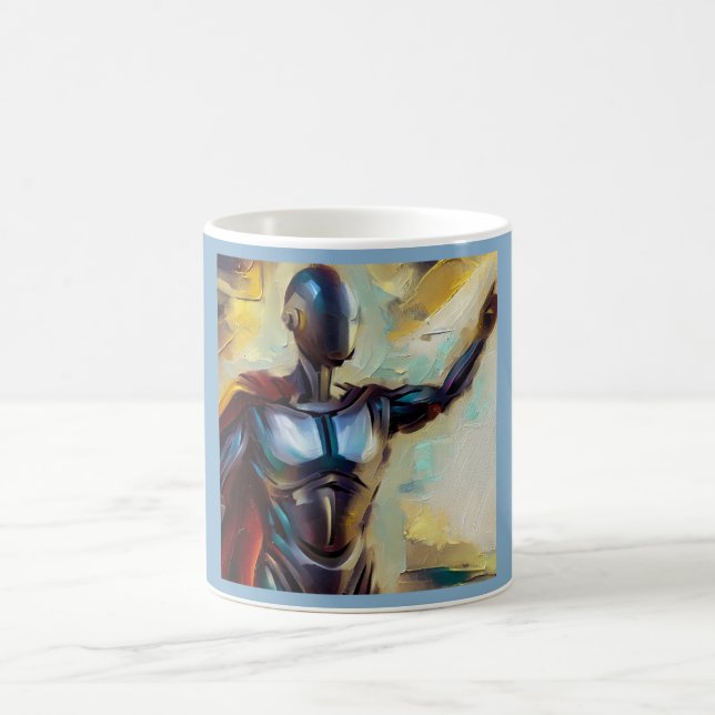 SF - artificiell intelligens Hero 4 Kaffemugg (Center)