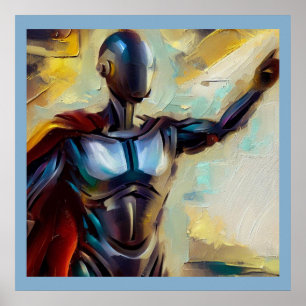 SF - artificiell intelligens Hero 4 Poster