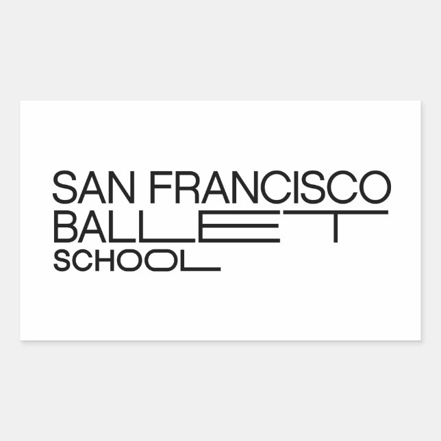 SF Ballet School Klistermärke (Framsida)