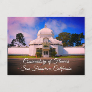 SF Conservatory of Flowers #7-1 Postcard Vykort