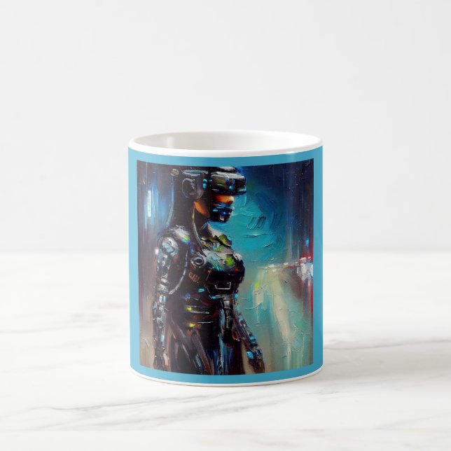 SF - Cyberpunk Hero 2 Kaffemugg (Center)