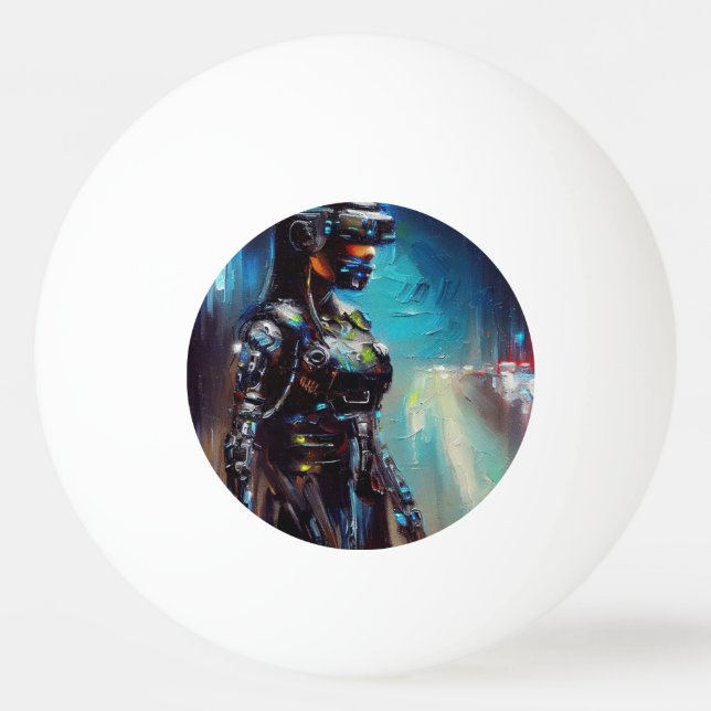 SF - Cyberpunk Hero (2) Pingisboll (Framsidan)