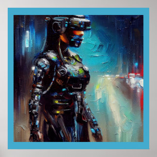 SF - Cyberpunk Hero 2 Poster