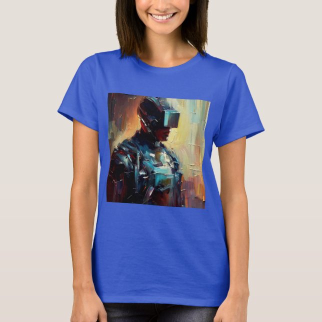 SF - Cyberpunk Hero 3 T Shirt (Framsida)