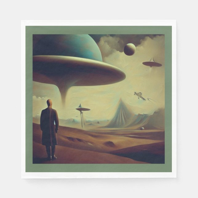 SF Danska mästare 3 Pappersservett (Framsidan)