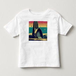SF Futuristiska Church 3 T Shirt