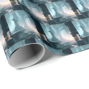 SF Futuristiska City 4 Presentpapper
