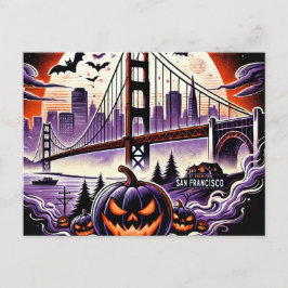 SF Golden Grind Bridge & Foggy Nights Vykort