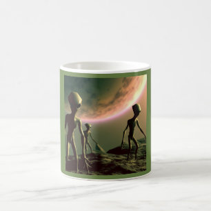 SF Grått Utomjordingar 2 Kaffemugg