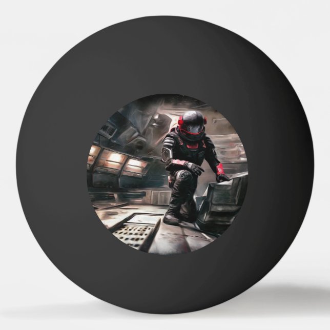 SF Hero in Spaceship (3) Pingisboll (Framsidan)