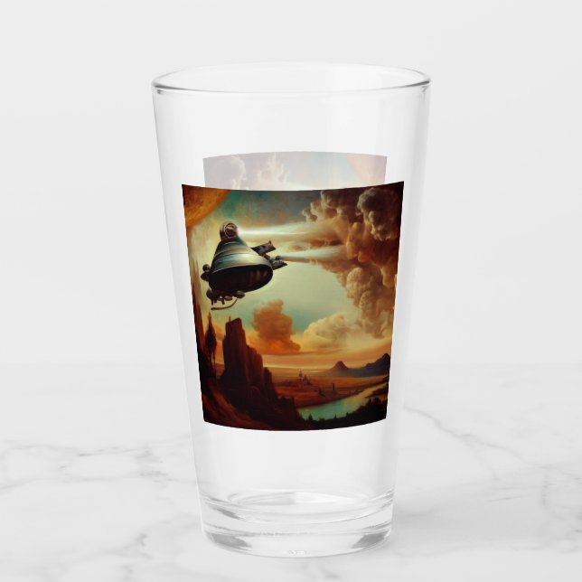 SF Italienska Mastermästare Stil 3 Glaskopp (Framsida)