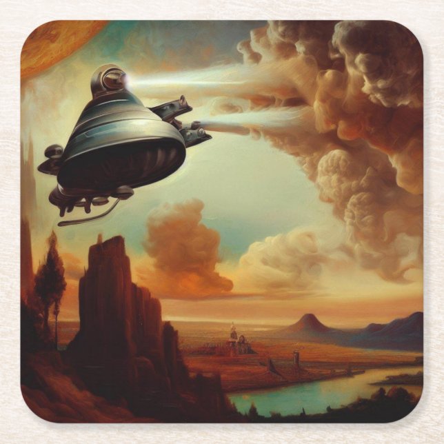 SF Italienska Mastermästare Stil 3 Underlägg Papper Kvadrat (Framsidan)