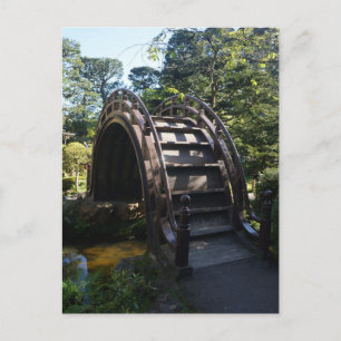 SF Japanska Tea Garden Drum Bridge-vykort Vykort