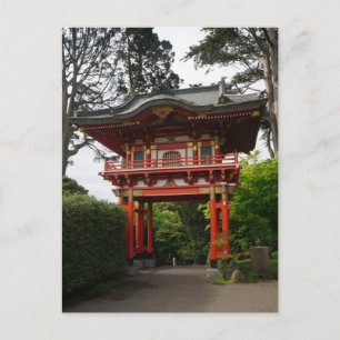 SF Japanska tea Garden Temple Grind #2-vykort Vykort