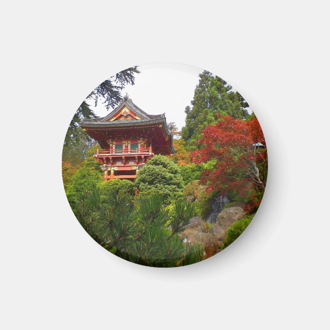 SF Japanska Tea Garden Temple Grind #3 Magnet (Framsidan)