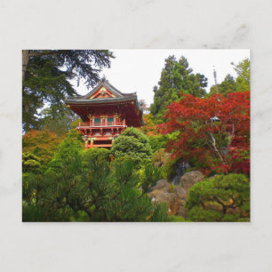 SF Japanska tea Garden Temple Grind #3-vykort Vykort