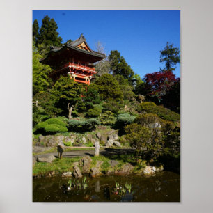 SF Japanska Tea Garden Temple Grind Poster