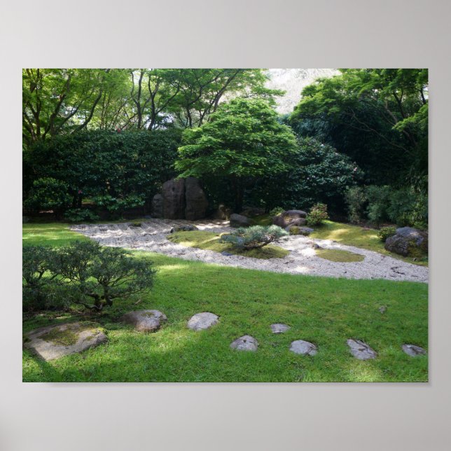 SF Japanska Tea Garden Zen Garden #2 Poster (Framsidan)