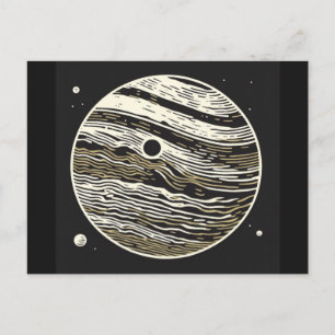 SF Jupiter Woodcut 1 Vykort
