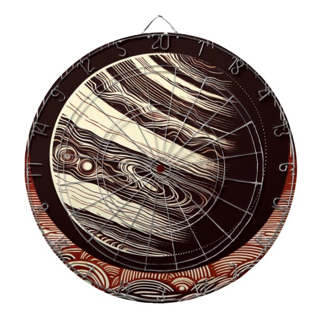 SF Jupiter Woodcut 2 Darttavla (Framsidan)