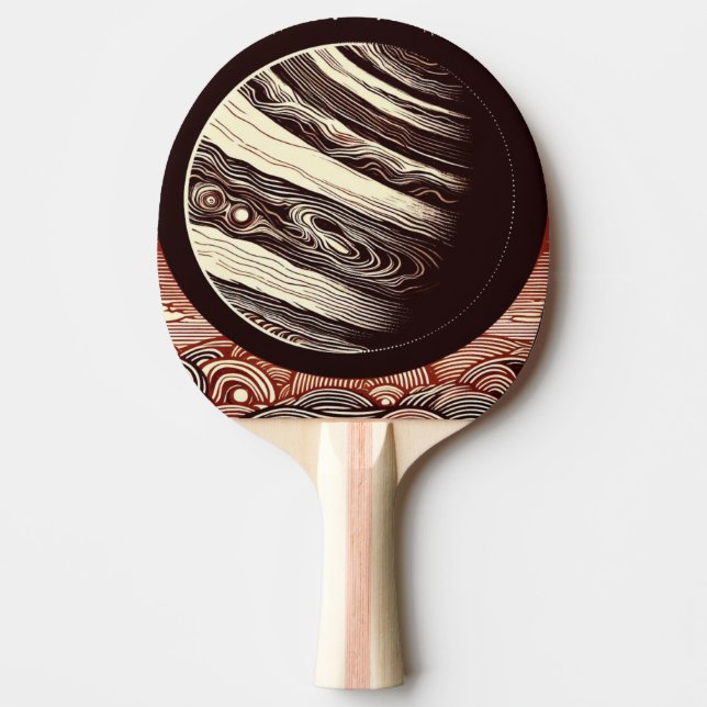 SF Jupiter Woodcut 2 Pingisracket (Framsidan)