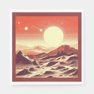 SF Mars Ligcape Woodcut 2 Pappersservett