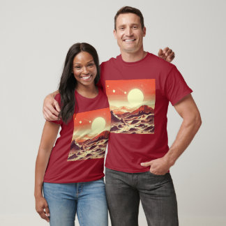 SF Mars Ligcape Woodcut 2 T Shirt