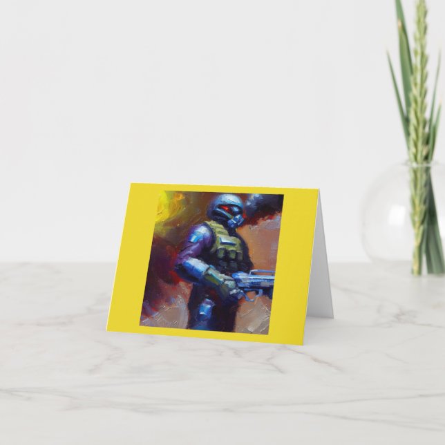 SF - Militär Hero 4 Kort (Framsida)