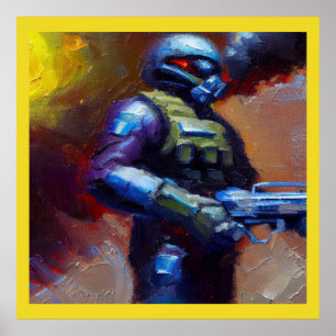 SF - Militär Hero 4 Poster