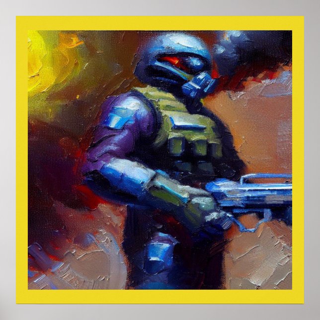 SF - Militär Hero 4 Poster (Framsidan)