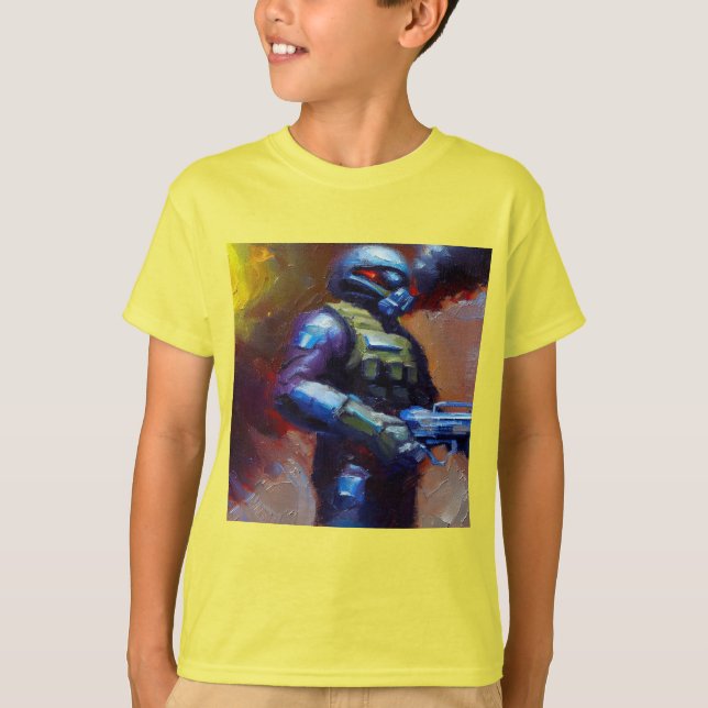 SF - Militär Hero 4 T Shirt (Framsida)