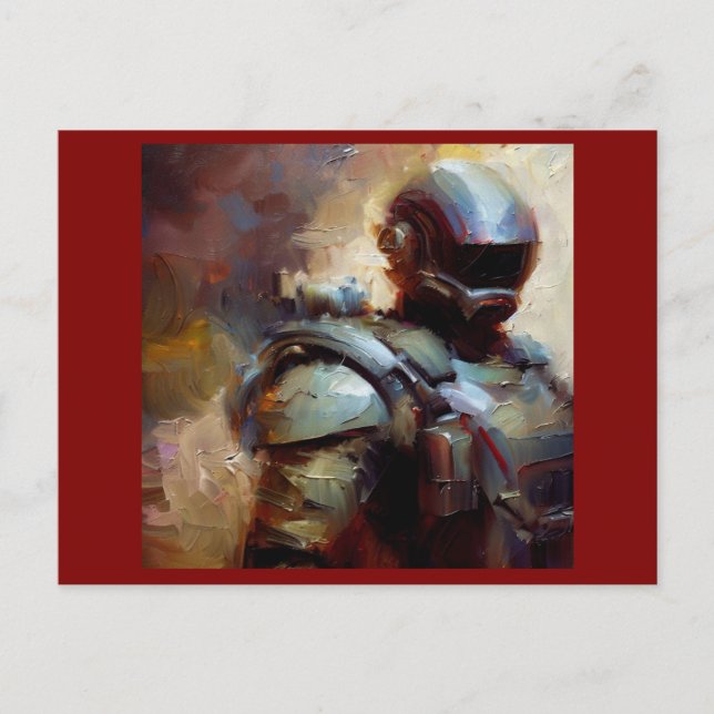 SF - Militärhjälte 3 Vykort (Framsida)