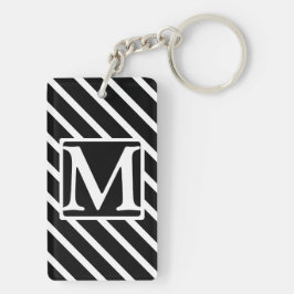 SF Monogramme, svart diagonal Rand SF