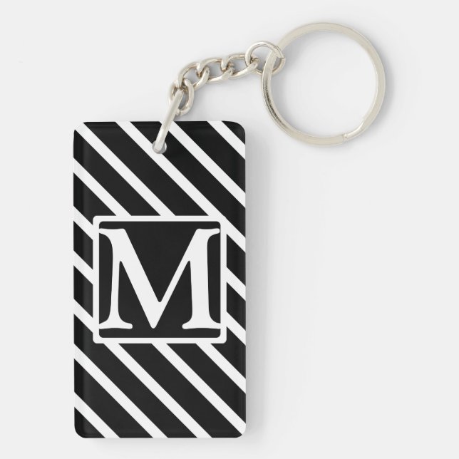 SF Monogramme, svart diagonal Rand SF (Baksidan)