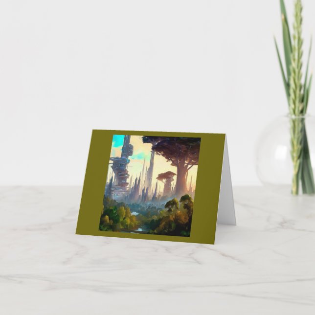 SF - Ort på skogsplanet 1 Kort (Framsida)