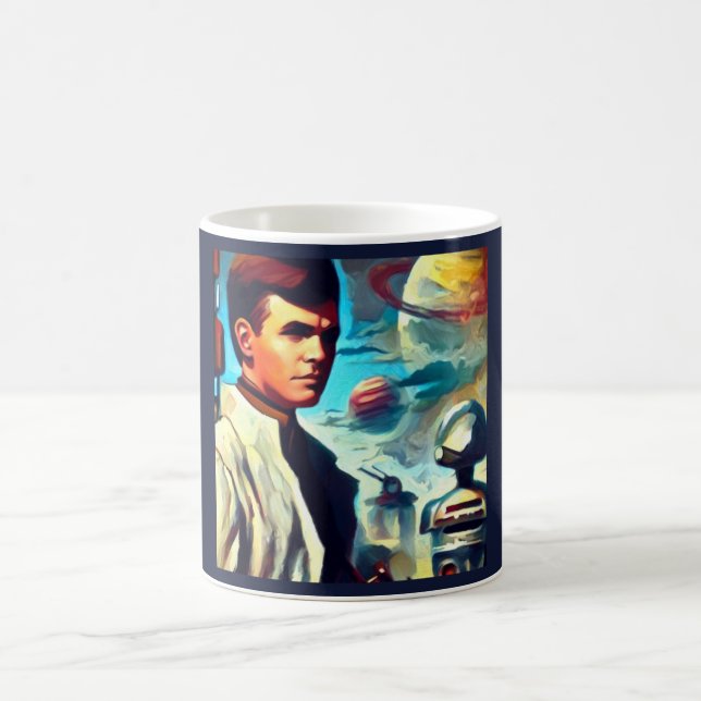 SF Pulp Magazine Cover Stil 2 Kaffemugg (Center)