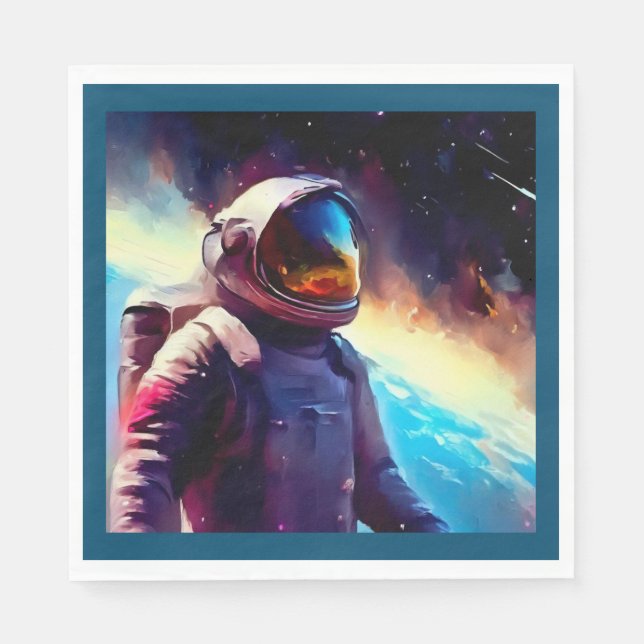 SF Space Hero 1 Pappersservett (Framsidan)