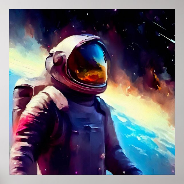 SF Space Hero 1 Poster (Framsidan)