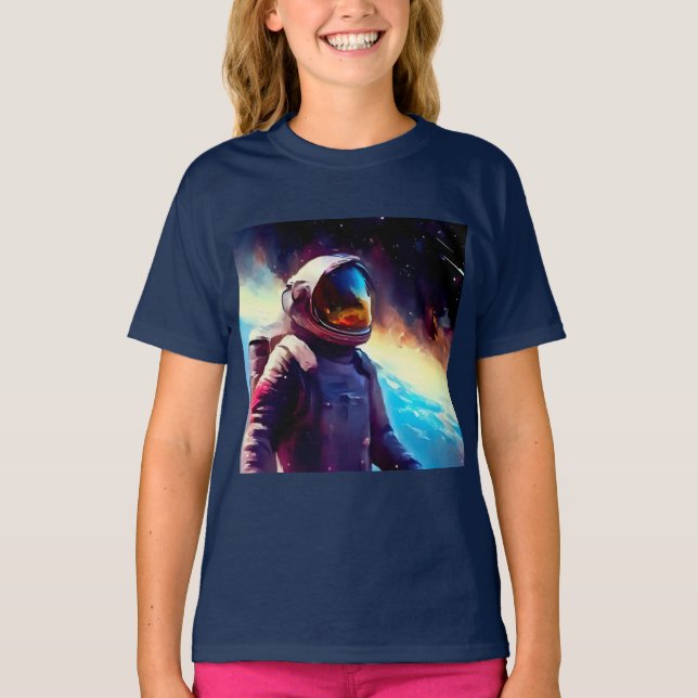 SF Space Hero 1 T Shirt (Framsida)