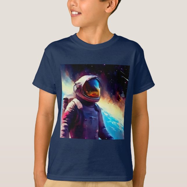SF Space Hero 1 T Shirt (Framsida)